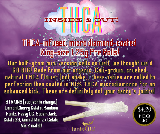 KIEF & DIAMONDS KING-SIZE PRE-ROLLS