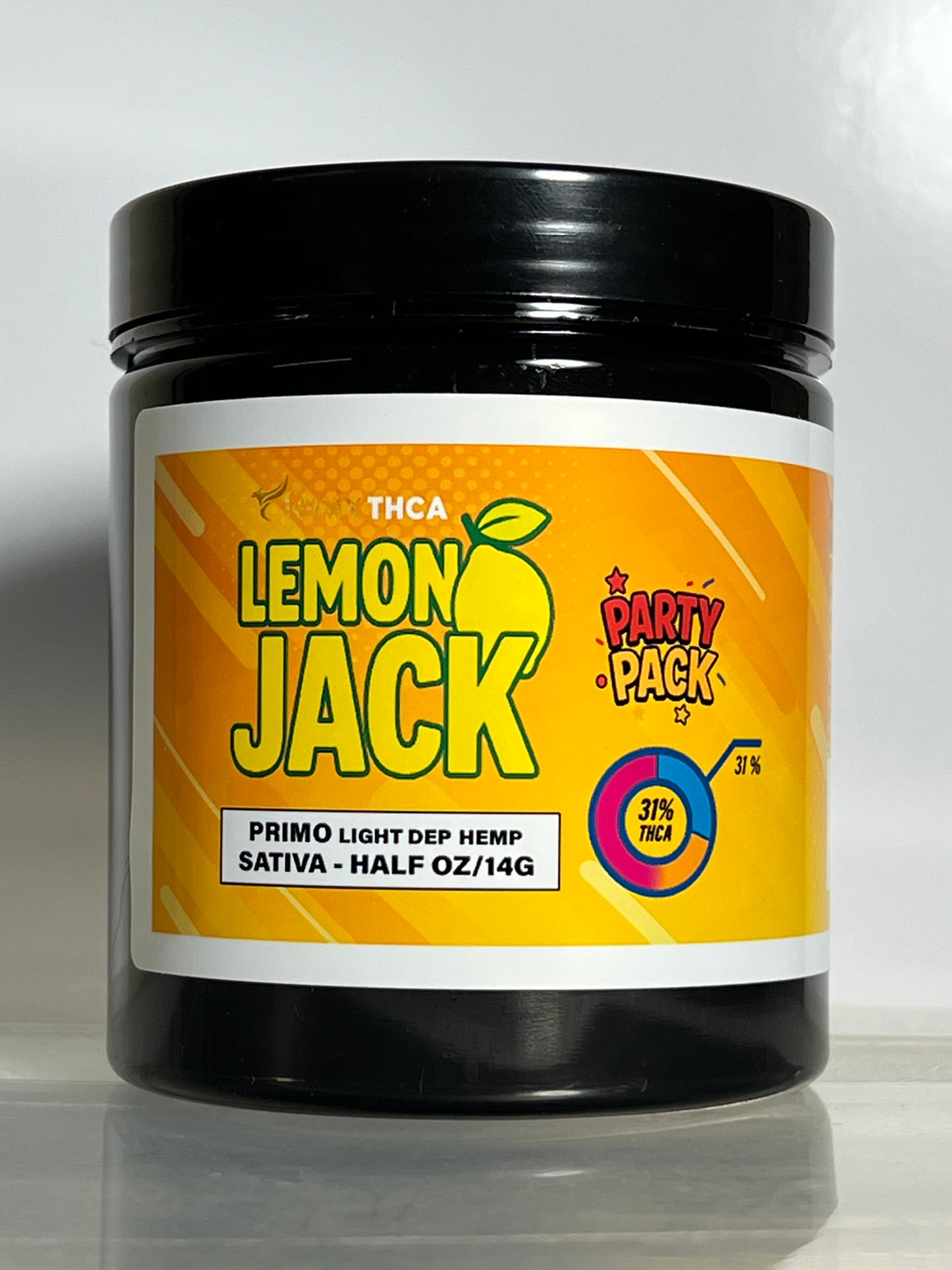 LEMON JACK THCA FLOWER, BRANDED & JARRED