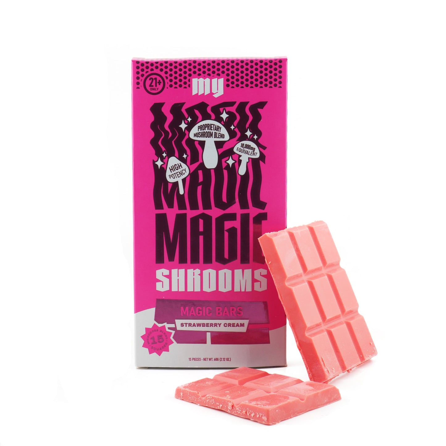 MY MAGIC SHROOMS CHOCOLATE BARS, BOX OF SIX