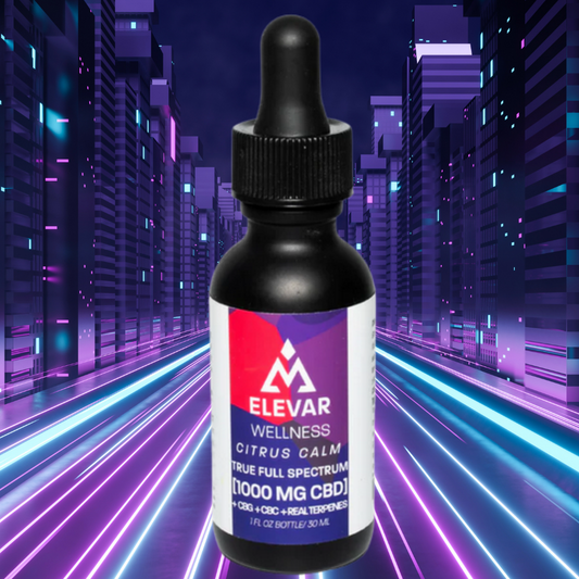 ELEVAR FULL SPECTRUM TINCTURE W/CBC, 1000mg