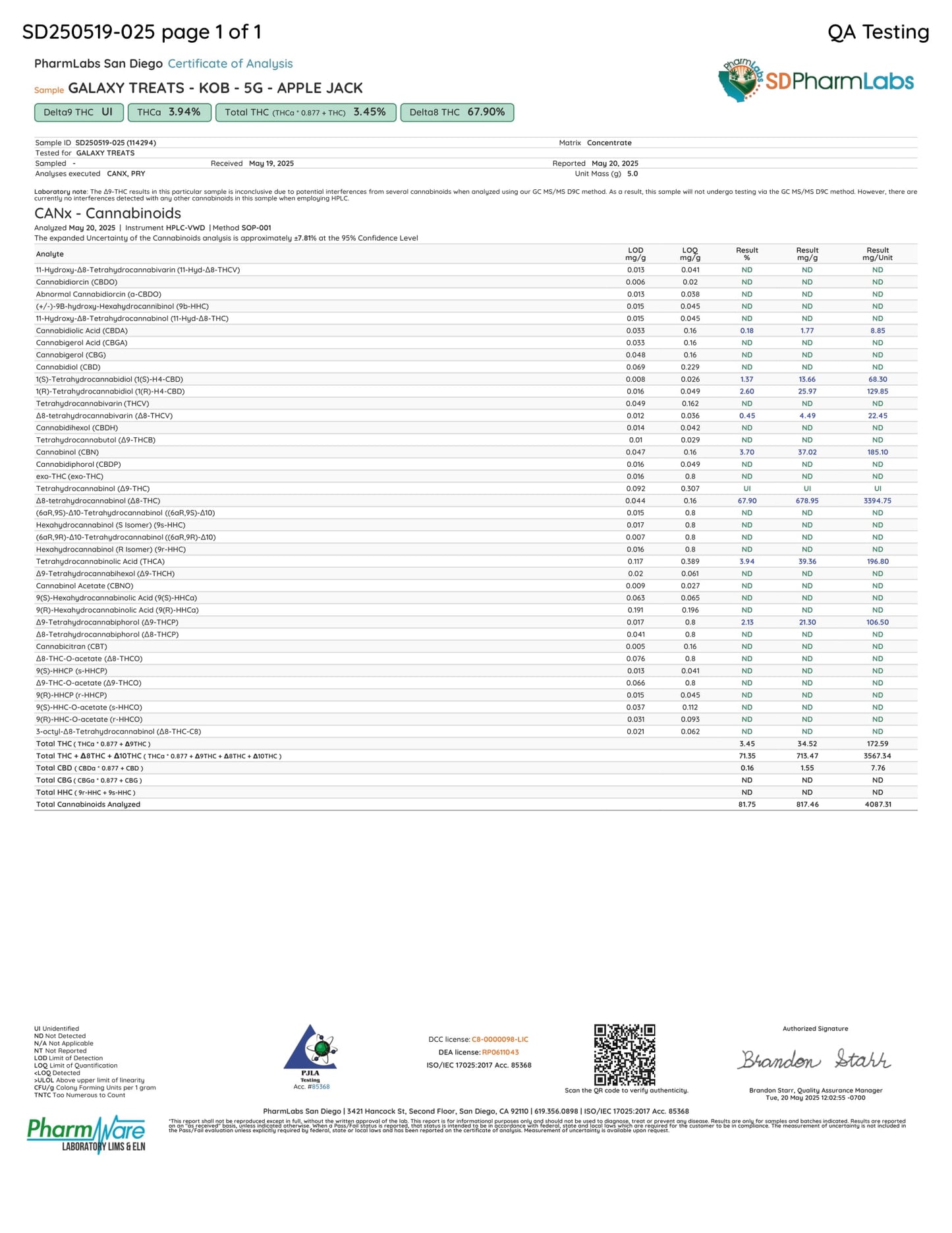VAPES: Galaxy THCA+THCP+PHC 5g Live Resin Sauce
