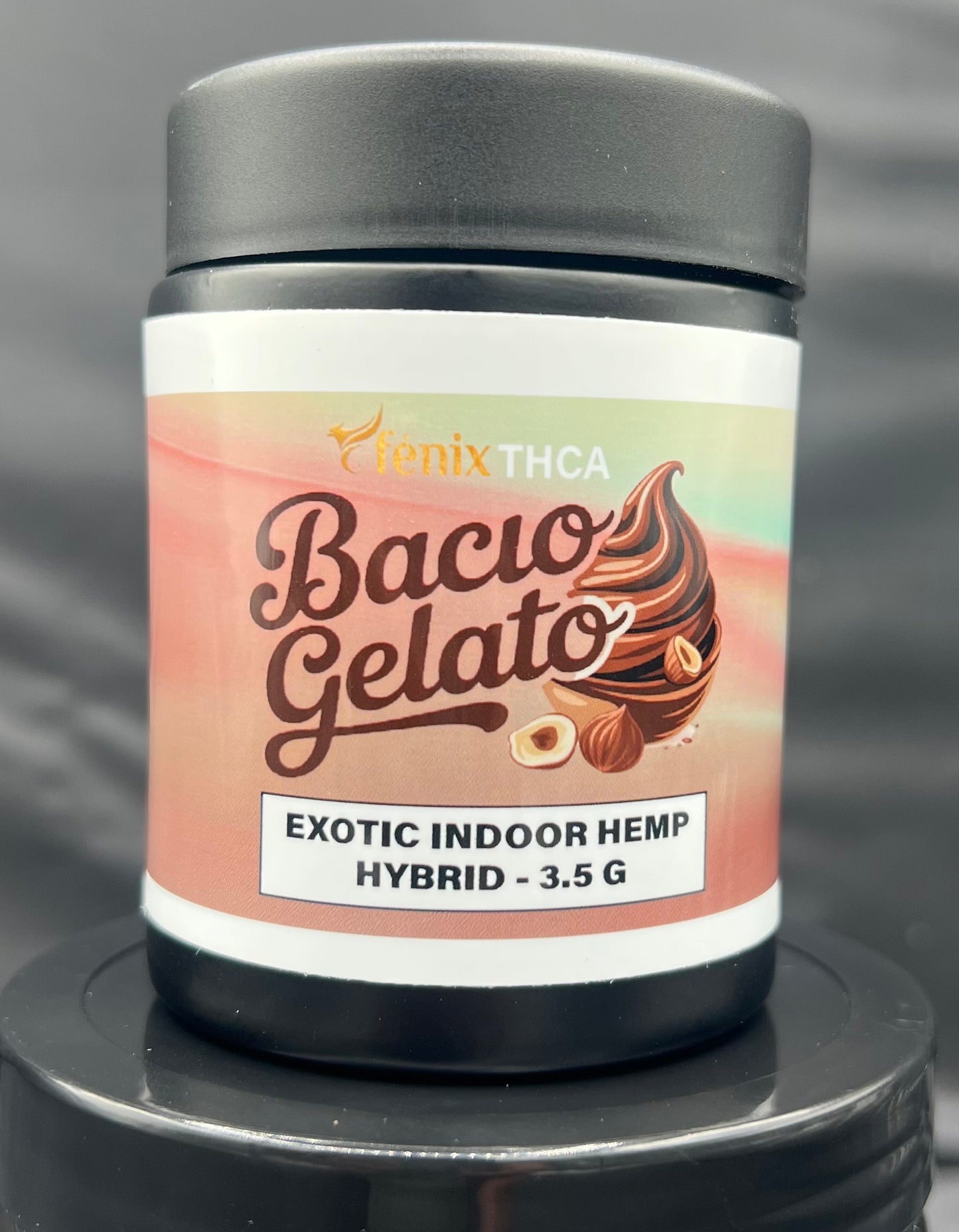 BACIO GELATO Mediums, BRANDED & JARRED