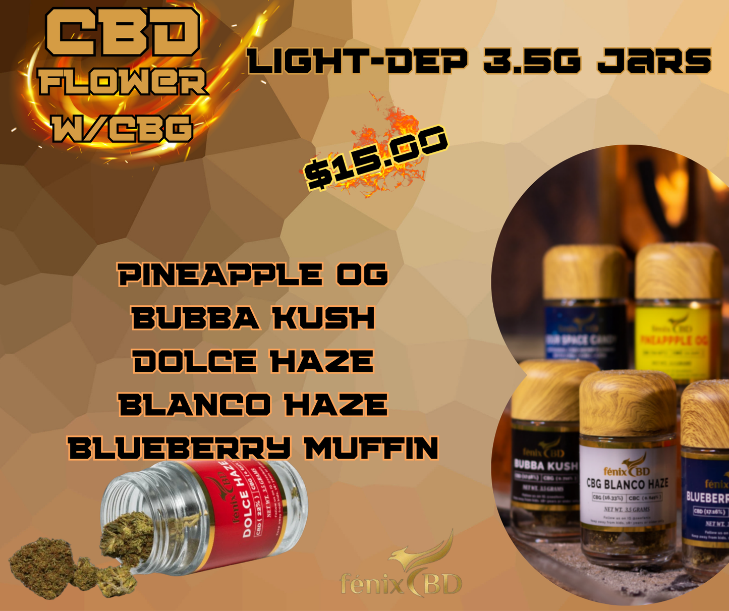 BLANCO HAZE CBD FLOWER, BRANDED & JARRED