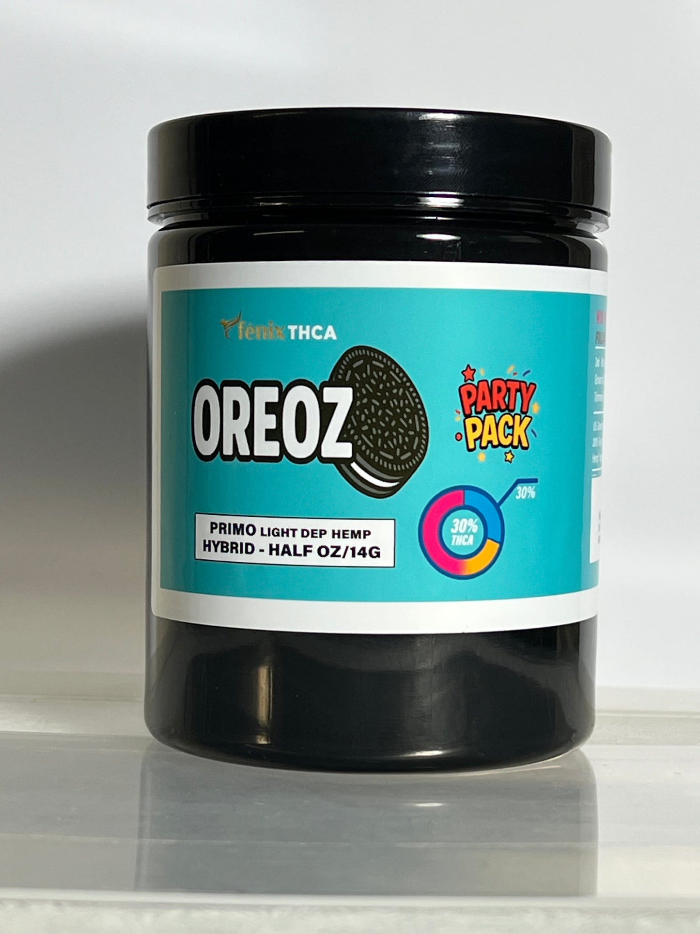 OREOZ THCA FLOWER, BRANDED & JARRED