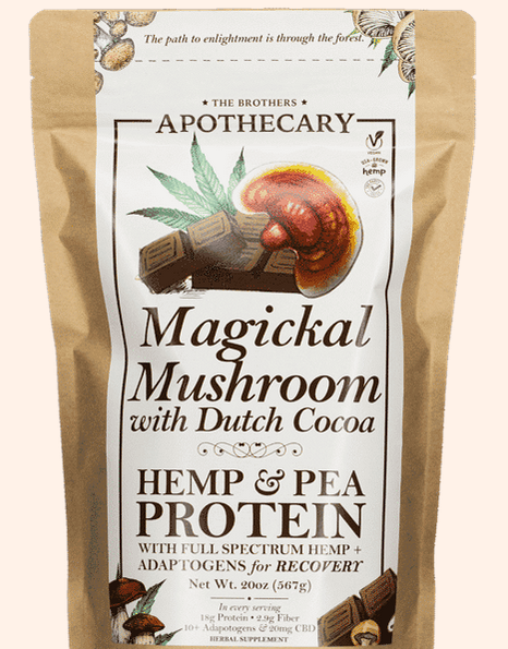 BROTHERS APOTHECARY Magickal Adaptogenic Mushroom | CBD Protein Powder