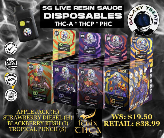 VAPES: Galaxy THCA+THCP+PHC 5g Live Resin Sauce