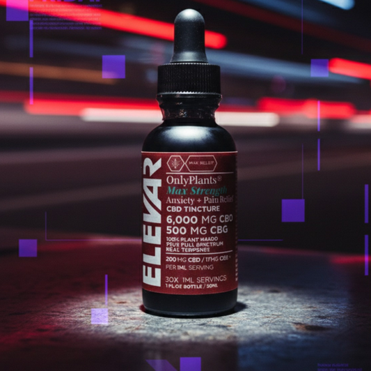 ELEVAR 6000mg CBD FULL SPECTRUM TINCTURE W/CBG