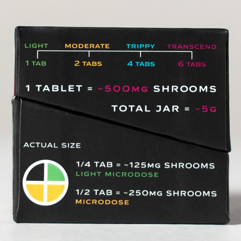 MUSHROOM EDIBLES: XÜM SHRUM ORANGE CHEWABLE TABLETS. 2mg Metocin/4-HO-MET.
